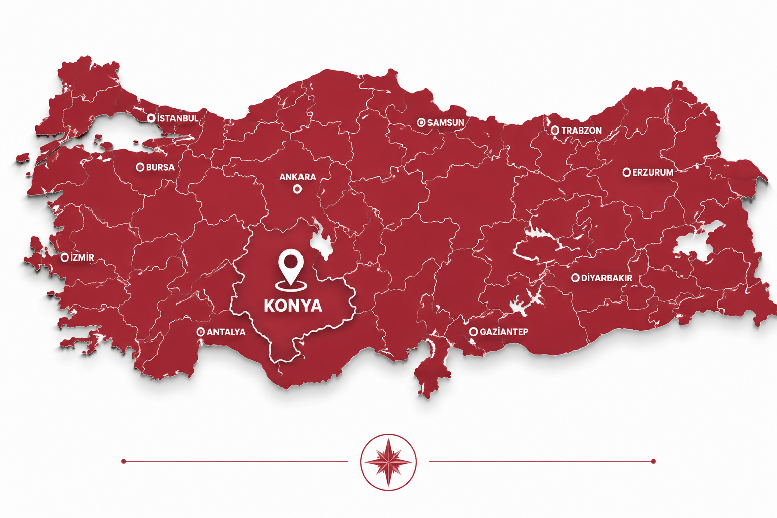 Konya haritası
