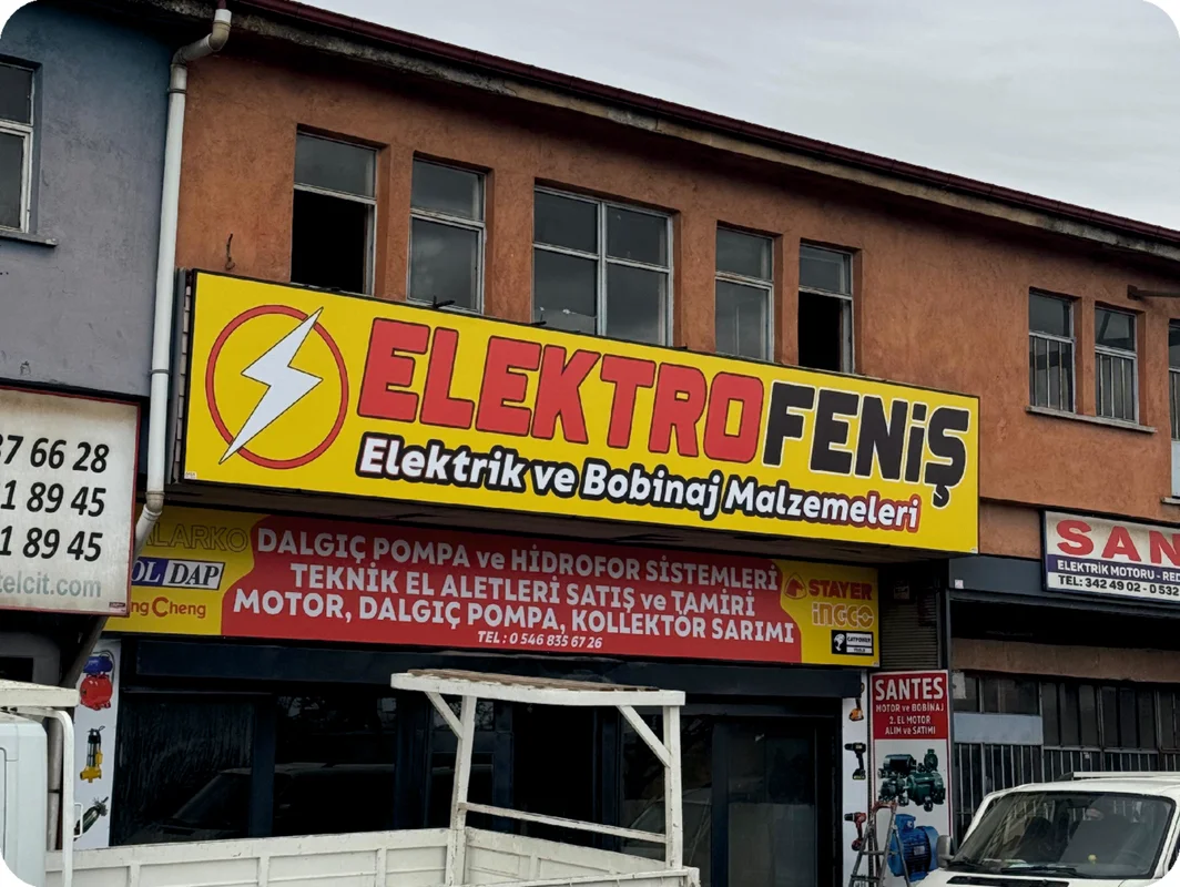 Konya ışıksız tabela örneği - Akça Tabela Reklam