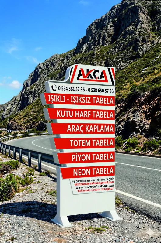 Konya piyon levha ve yönlendirme tabelası - Akça Tabela Reklam