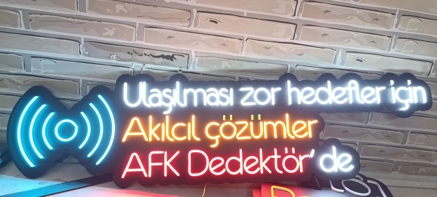 AFK Dedektör Mağaza Tabela ve Neon galeri görseli