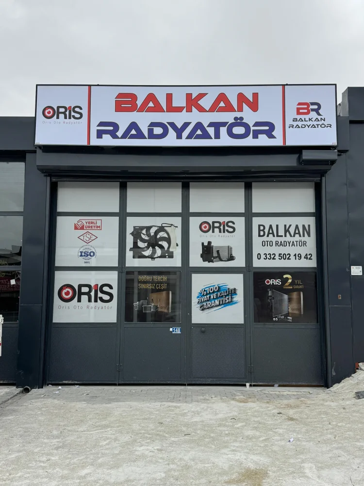 Balkan Radyatör dış cephe tabela ve cam giydirme
