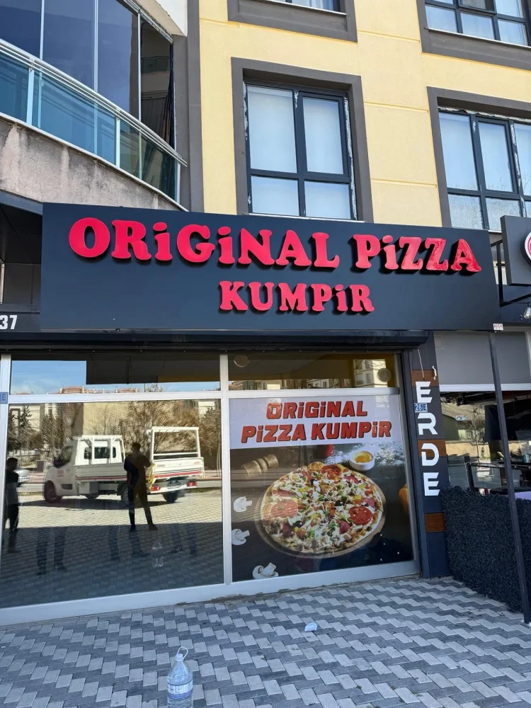 Original Pizza Kumpir tabela ve vitrin giydirme