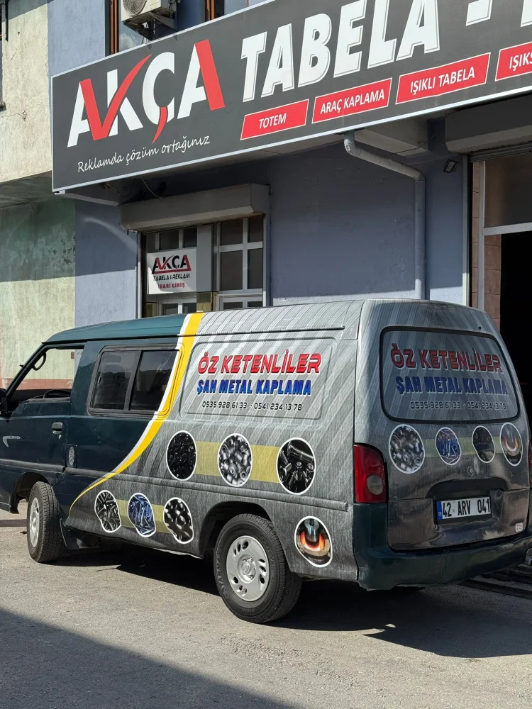 Öz Ketenliler ticari araç giydirme uygulaması